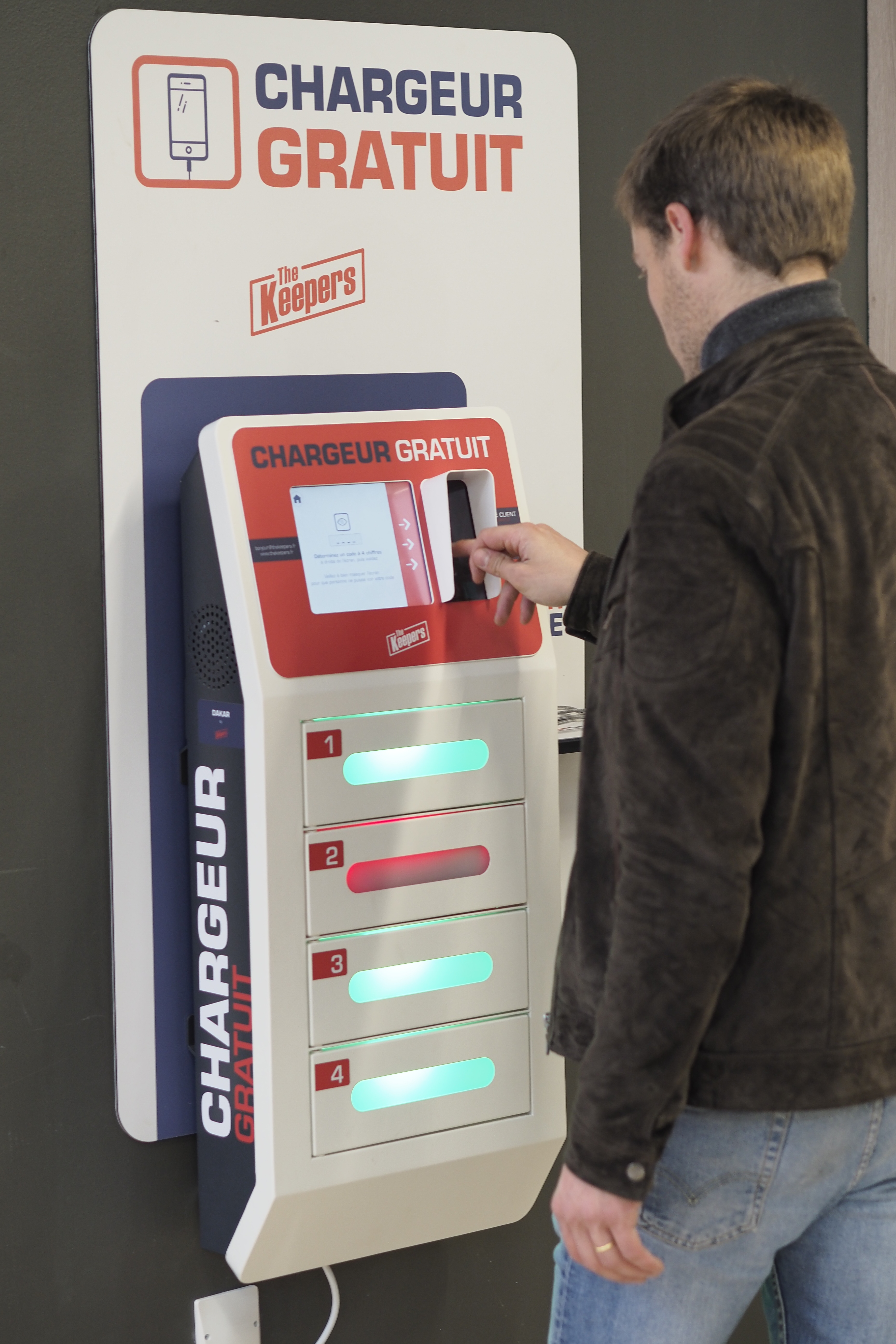 Sichere Telefonladestation